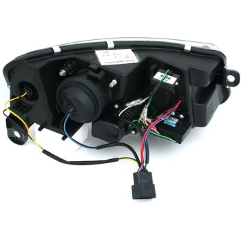 Φανάρια εμπρός Audi A6 C4 (2004-2008) led lightbar - chrome , χωρίς λάμπες (Η7) - σετ 2τμχ. Φανάρια εμπρός Audi A6 C4 (2004-2008) led lightbar - chrome , χωρίς λάμπες (Η7) - σετ 2τμχ.
