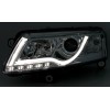 Φανάρια εμπρός Audi A6 C4 (2004-2008) led lightbar - chrome , χωρίς λάμπες (Η7) - σετ 2τμχ.