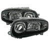 Φανάρια εμπρός Alfa Romeo 147 (2001-2004) - , μαύρα , χωρίς λάμπες (Η7/H1) - σετ 2τμχ.