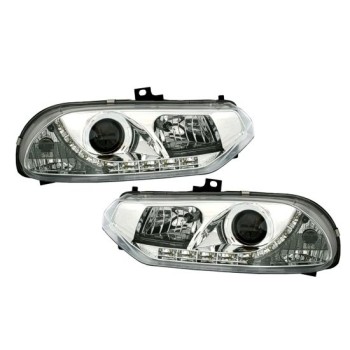 Φανάρια εμπρός Alfa Romeo 156 (1997-2003)led - chrome , με λάμπες (Η1) - σετ 2τμχ. Φανάρια εμπρός Alfa Romeo 156 (1997-2003)led - chrome , με λάμπες (Η1) - σετ 2τμχ.