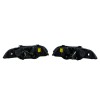 Φανάρια εμπρός BMW E39 (1995-2003) angel eyes - μαύρα , με λάμπες (Η7) - σετ 2τμχ.