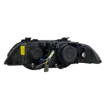 Φανάρια εμπρός BMW E39 (1995-2003) angel eyes - μαύρα , με λάμπες (Η7) - σετ 2τμχ.