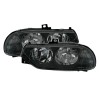 Φανάρια εμπρός Alfa Romeo 156(1997-2003) - μαύρα , χωρίς λάμπες (Η7) - σετ 2τμχ.