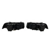 Φανάρια εμπρός BMW E36 (1991-2000) 4d sedan angel eyes - chrome , χωρίς λάμπες (Η7) - σετ 2τμχ.