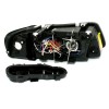 Φανάρια εμπρός Audi A3 (2000-2003) angel eyes - μαύρα , χωρίς λάμπες (Η7) - σετ 2τμχ.