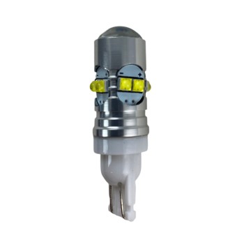 Led λάμπα τύπου Τ10 10W με 10 le 2323 σε 1W Cree και προτζέκτορα - 1τμχ.