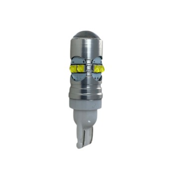 Led λάμπα τύπου Τ10 10W με 10 le 2323 σε 1W Cree και προτζέκτορα - 1τμχ.