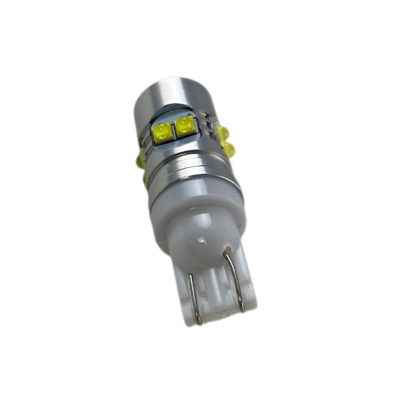 Led λάμπα τύπου Τ10 10W με 10 le 2323 σε 1W Cree και προτζέκτορα - 1τμχ.