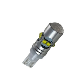 Led λάμπα τύπου Τ10 10W με 10 le 2323 σε 1W Cree και προτζέκτορα - 1τμχ.