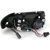 Φανάρια εμπρός Audi A3 (1996-2000) angel eyes - χρωμίου , με λάμπες (Η1) - σετ 2τμχ.