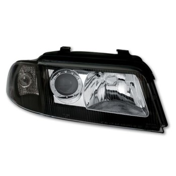 Φανάρια εμπρός Audi A4 (1999-2001) - μαύρα , χωρίς λάμπες (Η7) - σετ 2τμχ. Φανάρια εμπρός Audi A4 (1999-2001) - μαύρα , χωρίς λάμπες (Η7) - σετ 2τμχ.