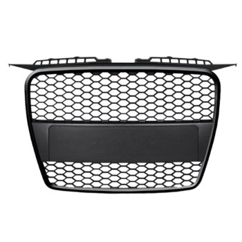 Μάσκα Audi A3 (2003-2008) με βάση για σήμα - RS-Look μαύρη