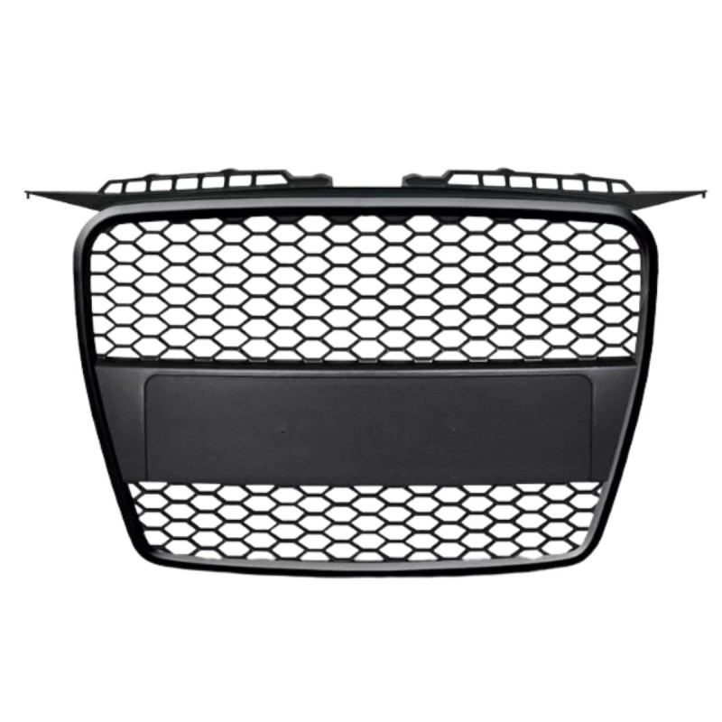 Μάσκα Audi A3 (2003-2008) με βάση για σήμα - RS-Look μαύρη