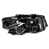 Φανάρια εμπρός Audi A4 (2001-2004) led - μαύρο , με λάμπες (Η1) - σετ 2τμχ.