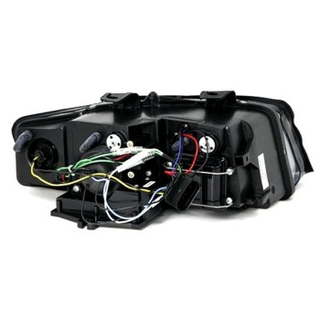Φανάρια εμπρός Audi A4 (2001-2004) led - μαύρο , με λάμπες (Η1) - σετ 2τμχ. Φανάρια εμπρός Audi A4 (2001-2004) led - μαύρο , με λάμπες (Η1) - σετ 2τμχ.
