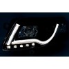 Φανάρια εμπρός Audi A6 4F (2004-2008) led lightbar, με λάμπες (H7/Η1) - σετ 2τμχ.