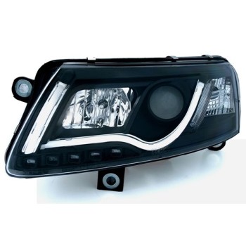 Φανάρια εμπρός Audi A6 4F (2004-2008) led lightbar, χωρίς λάμπες (Η7) - σετ 2τμχ. Φανάρια εμπρός Audi A6 4F (2004-2008) led lightbar, χωρίς λάμπες (Η7) - σετ 2τμχ.