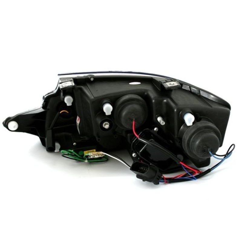 Φανάρια εμπρός Auti TT (1998-2005) led - chrome , με λάμπες (Η1) - σετ 2τμχ.