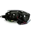 Φανάρια εμπρός Audi TT (1998-2005) led Dayline - μαύρα , με λάμπες (Η1) - σετ 2τμχ.