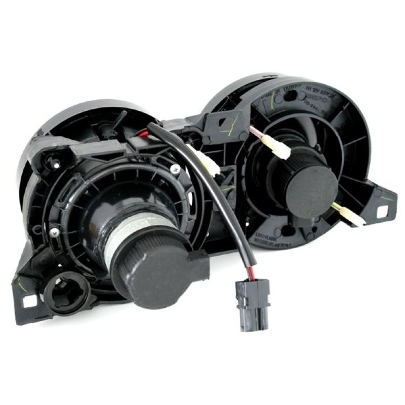 Φανάρια εμπρός BMW E30 (1982-1994) - μαύρα , χωρίς λάμπες (Η7) - σετ 2τμχ.