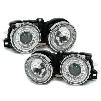 Φανάρια εμπρός BMW E30 (1982-1994) - chrome , χωρίς λάμπες (Η7) - σετ 2τμχ.