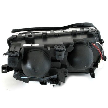 Φανάρια εμπρός BMW E46 sedan (2001-2005) angel eyes - μαύρα , χωρίς λάμπες (Η7) - σετ 2τμχ. Φανάρια εμπρός BMW E46 sedan (2001-2005) angel eyes - μαύρα , χωρίς λάμπες (Η7) - σετ 2τμχ.