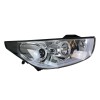 Φανάρια εμπρός Hyundai Tucson IX35 (2010-2013) angel eyes - chrome , με λάμπες (Η1) - σετ 2τμχ.