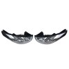 Φανάρια εμπρός Hyundai Tucson IX35 (2010-2013) angel eyes - chrome , με λάμπες (Η1) - σετ 2τμχ.
