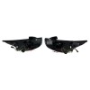 Φανάρια εμπρός Hyundai Tucson IX35 (2010-2013) angel eyes - chrome , με λάμπες (Η1) - σετ 2τμχ.
