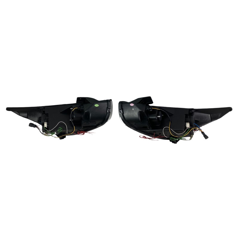 Φανάρια εμπρός Hyundai Tucson IX35 (2010-2013) angel eyes - chrome , με λάμπες (Η1) - σετ 2τμχ.