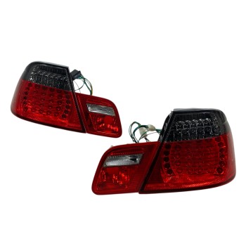Πίσω φανάρια led BMW E46 coupe (1998-2003) - φιμέ φλάς - σετ 2τμχ.