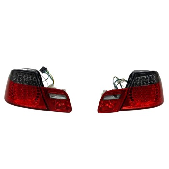 Πίσω φανάρια led BMW E46 coupe (1998-2003) - φιμέ φλάς - σετ 2τμχ.