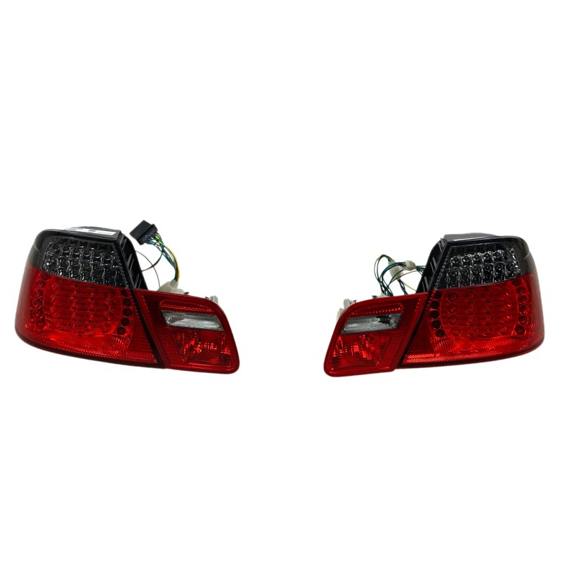 Πίσω φανάρια led BMW E46 coupe (1998-2003) - φιμέ φλάς - σετ 2τμχ.