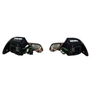 Πίσω φανάρια led BMW E46 coupe (1998-2003) - φιμέ φλάς - σετ 2τμχ.