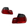 Πίσω φανάρια led BMW E46 sedan (2001-2005) - φιμέ φλάς - σετ 2τμχ.
