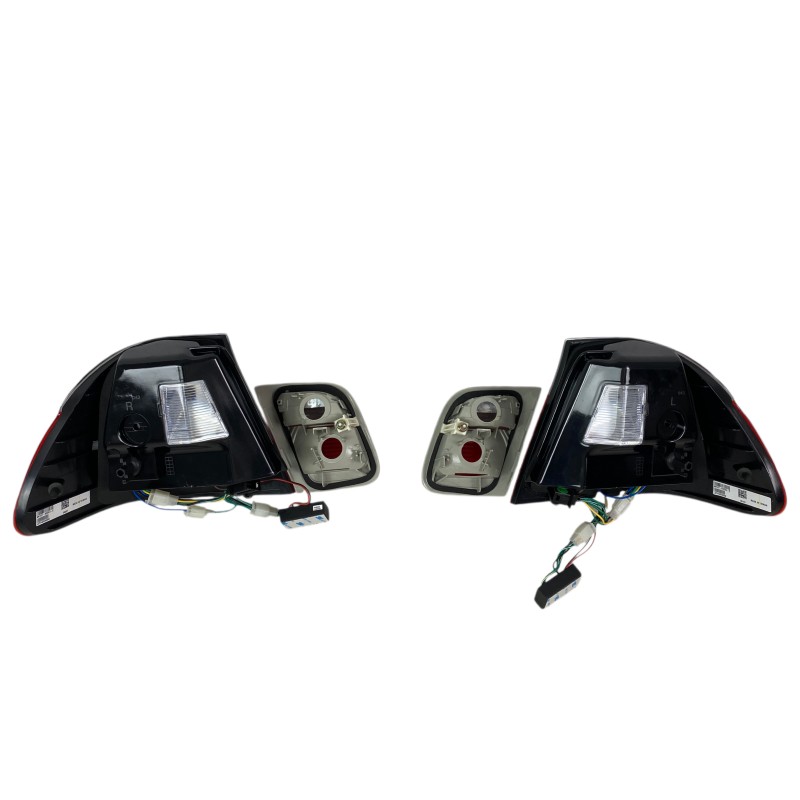 Πίσω φανάρια led BMW E46 sedan (2001-2005) - φιμέ φλάς - σετ 2τμχ.