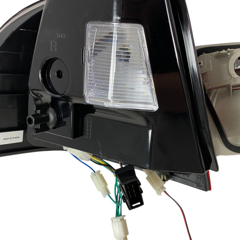 Πίσω φανάρια led BMW E46 sedan (2001-2005) - φιμέ φλάς - σετ 2τμχ.