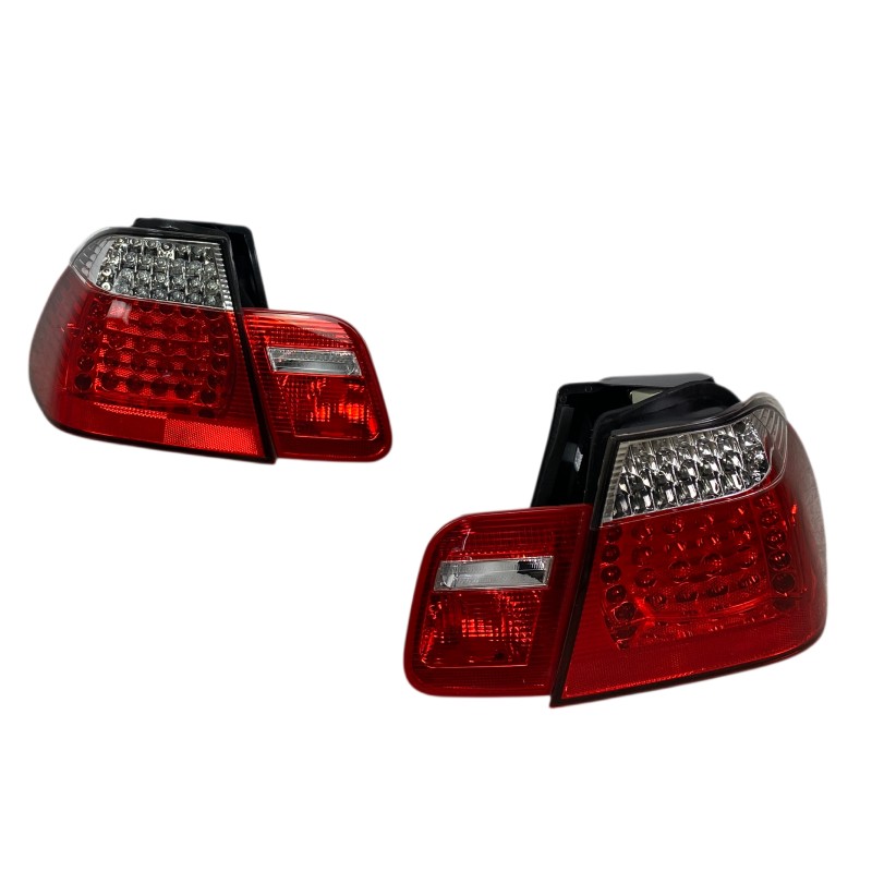 Πίσω φανάρια led BMW E46 sedan (1998-2001) - chrome - σετ 2τμχ.