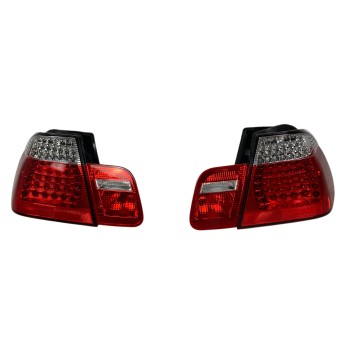 Πίσω φανάρια led BMW E46 sedan (1998-2001) - chrome - σετ 2τμχ.