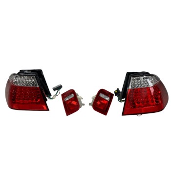 Πίσω φανάρια led BMW E46 sedan (1998-2001) - chrome - σετ 2τμχ.