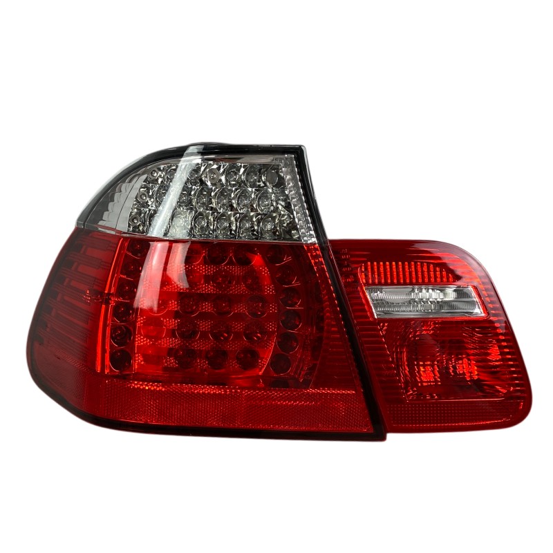 Πίσω φανάρια led BMW E46 sedan (1998-2001) - chrome - σετ 2τμχ.