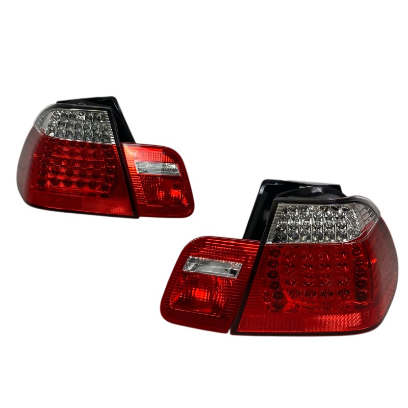 Πίσω φανάρια led BMW E46 sedan (2001-2005) - chrome - σετ 2τμχ.