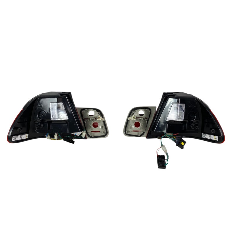 Πίσω φανάρια led BMW E46 sedan (1998-2001) - φιμέ φλάς - σετ 2τμχ.