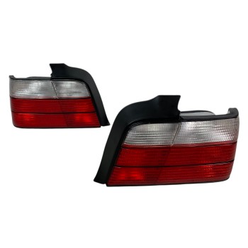 Πίσω φανάρια BMW E36 (1991-1999) 4d sedan - χρωμίου - σετ 2τμχ.