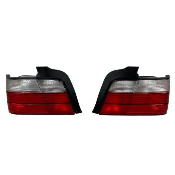 Πίσω φανάρια BMW E36 (1991-1999) 4d sedan - χρωμίου - σετ 2τμχ.