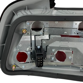 Πίσω φανάρια BMW E36 (1991-1999) 4d sedan - χρωμίου - σετ 2τμχ.
