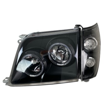 Φανάρια εμπρός Toyota Land Cruiser FJ90 (1996-2003) angel eyes - μαύρα , με λάμπες (Η1) - σετ 2τμχ. Φανάρια εμπρός Toyota Land Cruiser FJ90 (1996-2003) angel eyes - μαύρα , με λάμπες (Η1) - σετ 2τμχ.