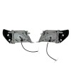 Φανάρια εμπρός Toyota Land Cruiser FJ90 (1996-2003) angel eyes - chrome , με λάμπες (Η1) - σετ 2τμχ.