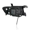 Φανάρια εμπρός Mitsubishi Pajero (2001-2006) - μαύρα , με λάμπες (Η1) - σετ 2τμχ.