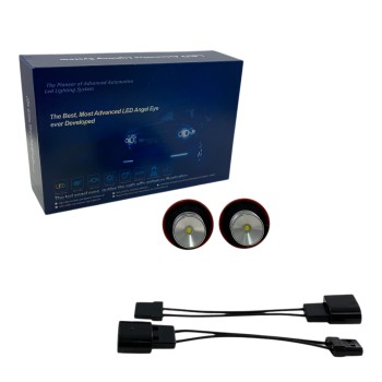 Angel eyes BMW E39 / E60 / E53 X5 / E65 / E87 / E63 10W led - λευκό χρώμα - 2τμχ.